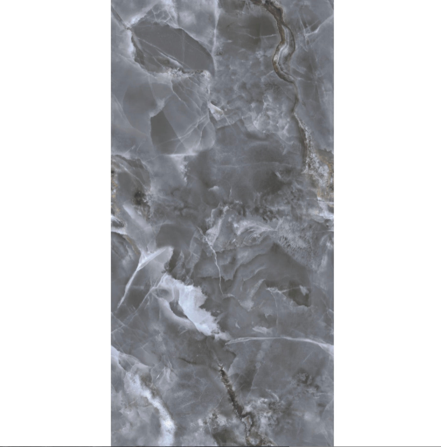 60x120cm Endless Love ONYX Black Hochglanz 9mm