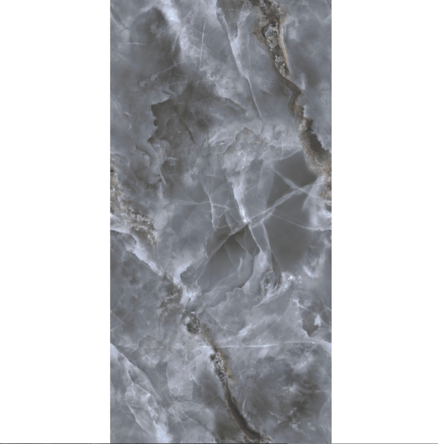 60x120cm Endless Love ONYX Black Hochglanz 9mm
