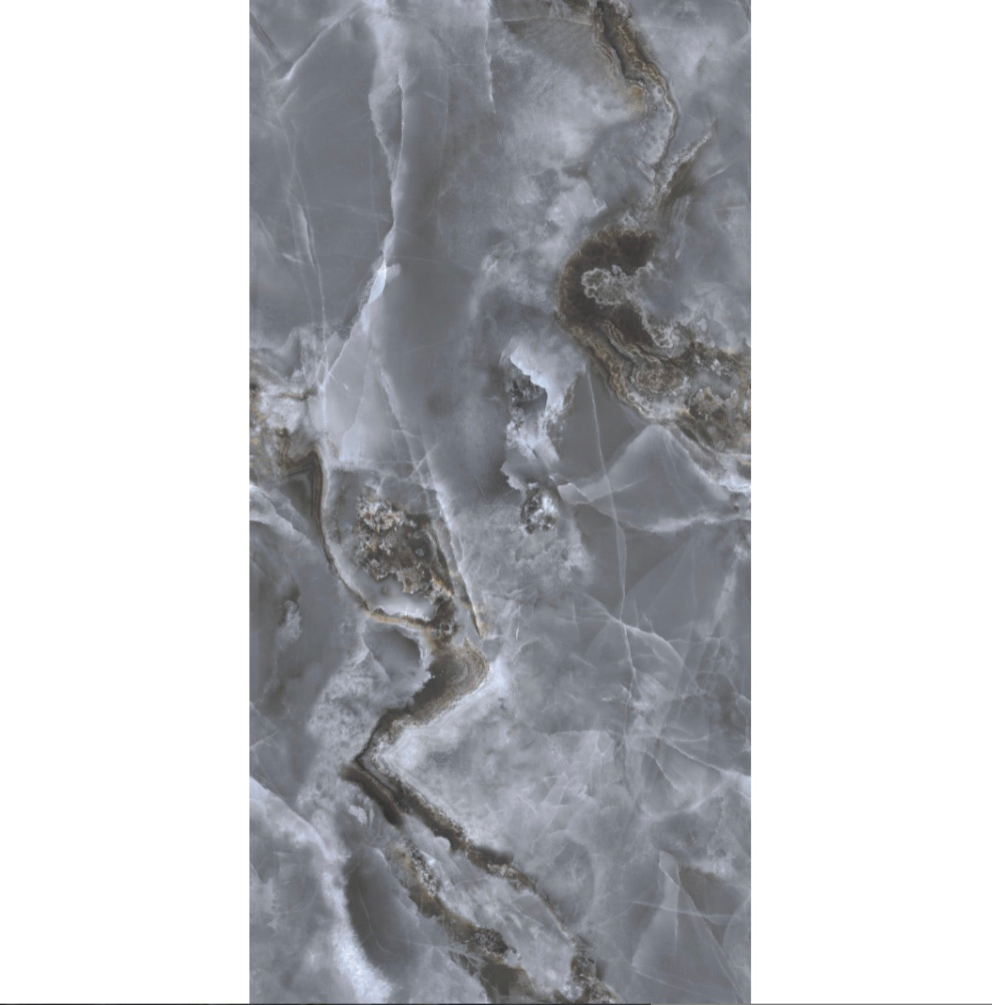 60x120cm Endless Love ONYX Black Hochglanz 9mm