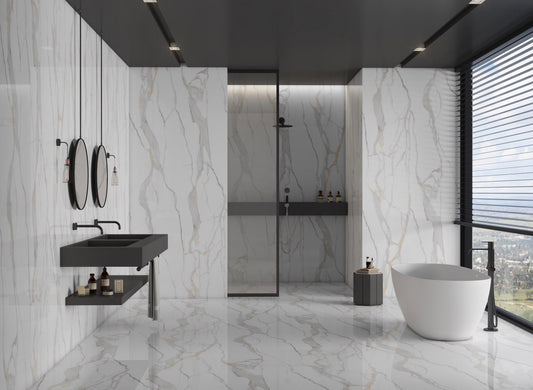 60×120cm Endless Love Calacatta Gold Hochglanz 9mm
