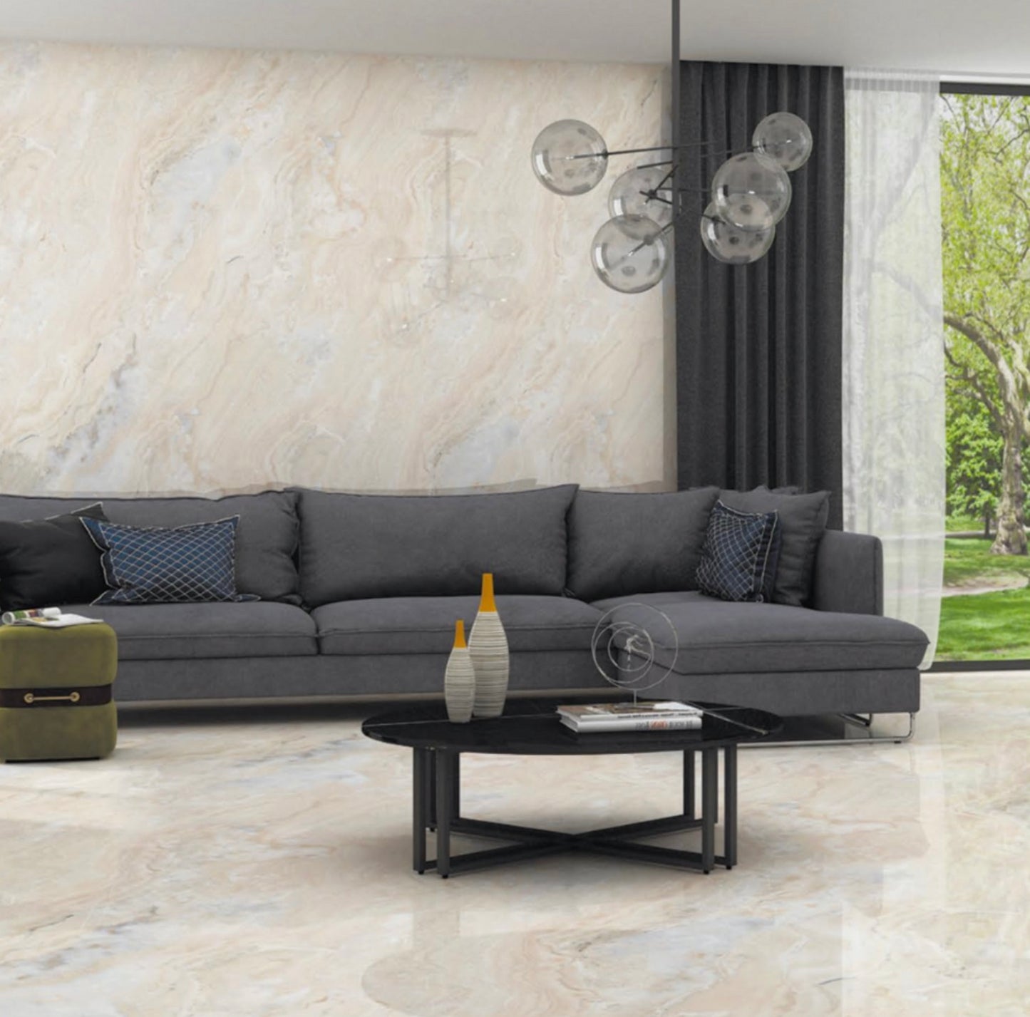 Endless Love Coral Hochglanz 60×120 | Feinsteinzeug Fliese