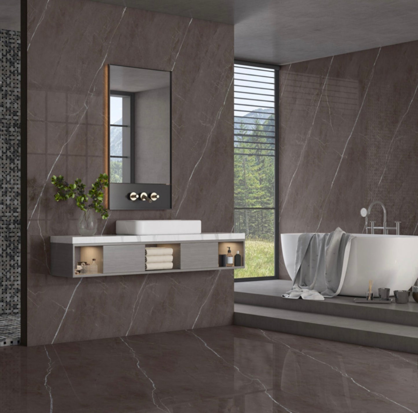 Endless Love Empire Hochglanz 60×120 | Feinsteinzeug Fliese